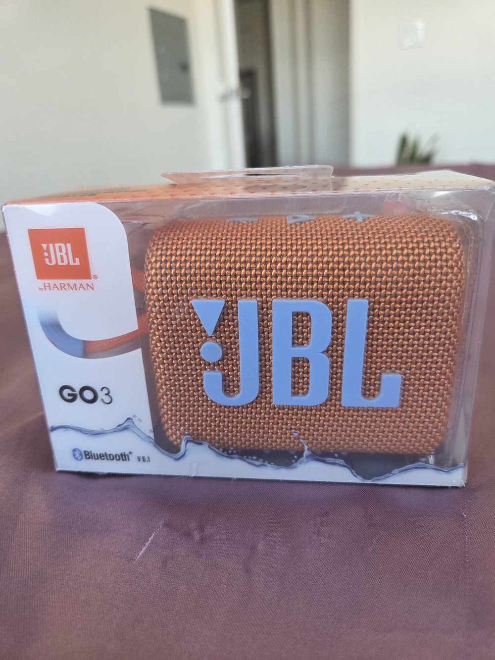 JBL GO 3 Portable Bluetooth Speaker - Orange